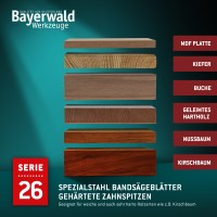 Bandsägeblatt Spezialstahl zahnhart